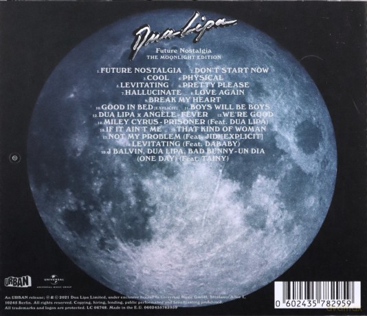 Dua Lipa: Future Nostalgia (The Moonlight) [CD]