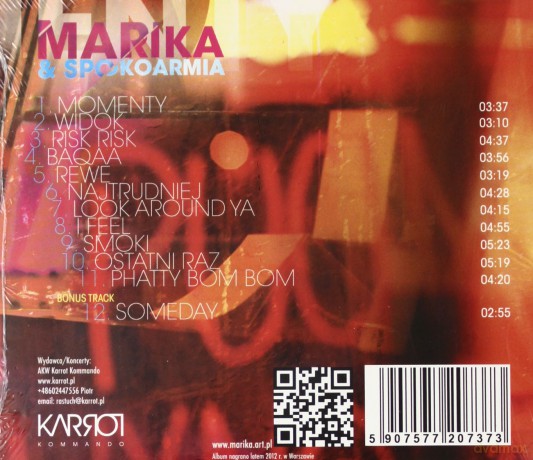 Marika i Spokoarmia: Momenty (digipack) [CD]