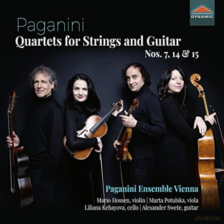 Niccolo Paganini (1782-1840): Gitarrenquartette Nr.7,4,15 [CD]