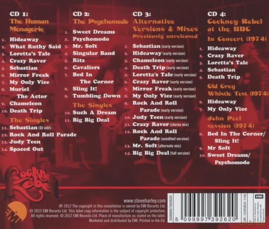 Cockney Rebel: Cavaliers (AN Anthology 1973-1974) [4CD]