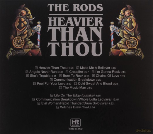 The Rods: Heavier Than Thou (Slipcase) (+Poster) [CD]