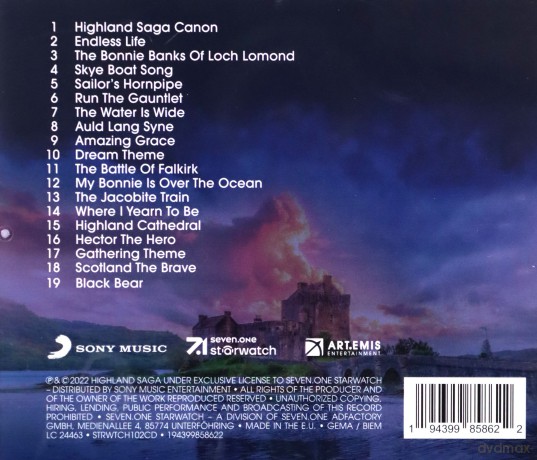 Highland Saga: Highland Saga: Das Album zur Show [CD]