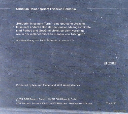 Christian Reiner: Turmgedichte [CD]