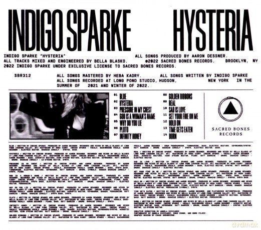 Indigo Sparke: Hysteria [CD]