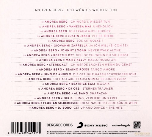 Andrea Berg: Ich wurd's wieder tun [CD]