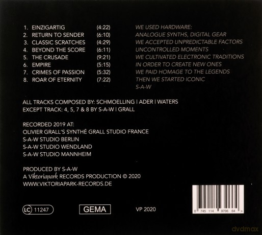 S-A-W (Johannes Schmoelling - Kurt Ader - Rob Waters): Iconic [CD]