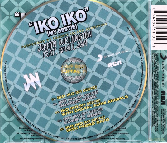 Justin Wellington: Iko Iko (My Bestie) [CD]