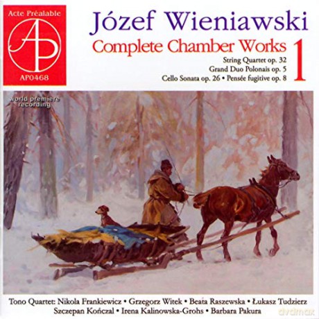 Josef Wieniawski (1837-1912): Kammermusik Vol.1 [CD]
