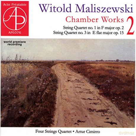 Witold Maliszewski (1873-1939): Kammermusik Vol.2 [CD]