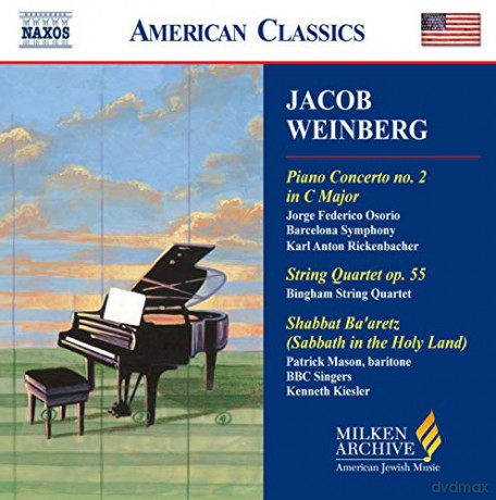 Jacob Weinberg (1879-1956): Klavierkonzert Nr.2 [CD]