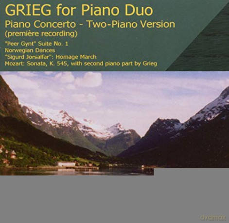 Edvard Grieg (1843-1907): Klavierkonzert op.16 fur 2 Klaviere [CD]