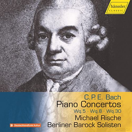 Carl Philipp Emanuel Bach (1714-1788): Klavierkonzerte Wq.5,8,30 [CD]