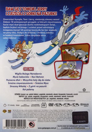 Tom i Jerry: Psikusy na śniegu [DVD]