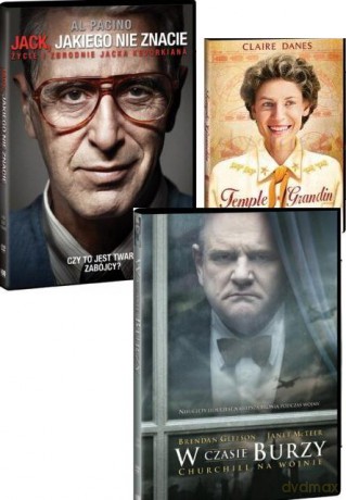 To jest HBO 2: W czasie burzy. Churchill na wojnie / Jack jakiego nie znacie / Temple Grandin [BOX] [3DVD]