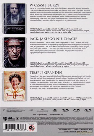To jest HBO 2: W czasie burzy. Churchill na wojnie / Jack jakiego nie znacie / Temple Grandin [BOX] [3DVD]