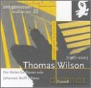 Thomas Wilson (1927-2001): Klavierwerke [CD]