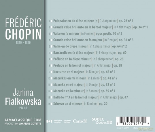 Frederic Chopin (1810-1849): Klavierwerke Chopin Recital [CD]