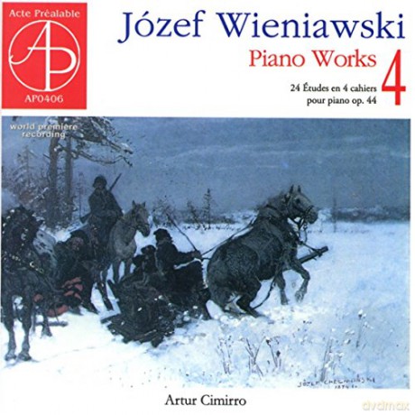 Josef Wieniawski (1837-1912): Klavierwerke Vol.4 [CD]