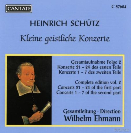 Heinrich Schutz (1585-1672): Kleine geistliche Konzerte Vol.2 [CD]