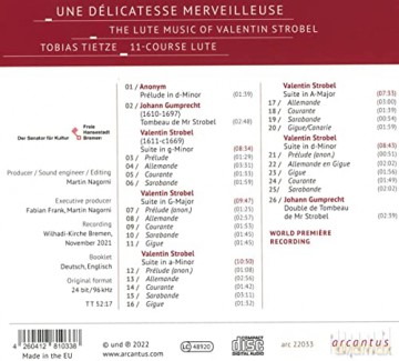 Valentin Strobel (1611-1669): Lautenwerke [CD]