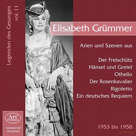 Wolfgang Amadeus Mozart (1756-1791): Legenden des Gesanges Vol.11 - Elisabeth Grummer [CD]