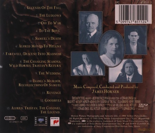 Legends Of The Fall [CD]