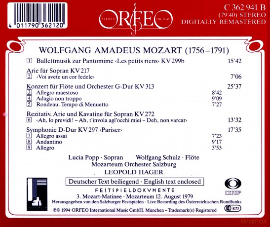 Wolfgang Amadeus Mozart (1756-1791): Les Petits Riens KV 299b (Ballettmusik) [CD]