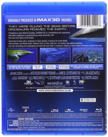 Jean Michel Cousteau Collection: Perła Oceanów 3D/Rekiny 3D/Delfiny i Wieloryby 3D [BOX] [Blu-Ray 3D]