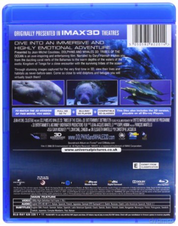 Jean Michel Cousteau Collection: Perła Oceanów 3D/Rekiny 3D/Delfiny i Wieloryby 3D [BOX] [Blu-Ray 3D]