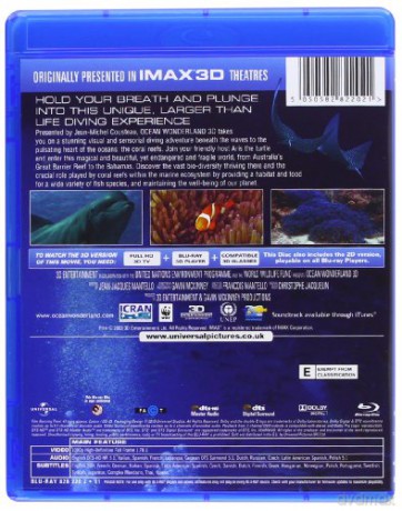 Jean Michel Cousteau Collection: Perła Oceanów 3D/Rekiny 3D/Delfiny i Wieloryby 3D [BOX] [Blu-Ray 3D]