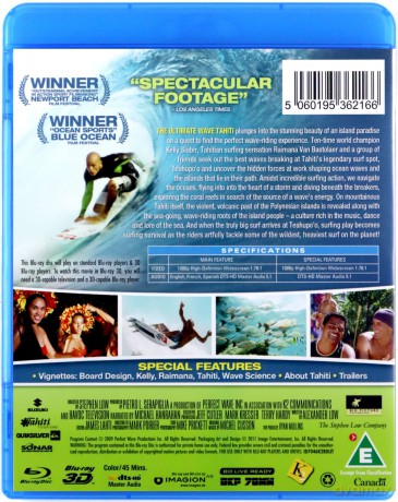 The Ultimate Wave Tahiti 3D (Ogromne fale Tahiti 3D) [Blu-Ray 3D]