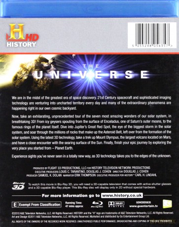 The Universe: 7 Wonders of the Solar System [Blu-Ray 3D]