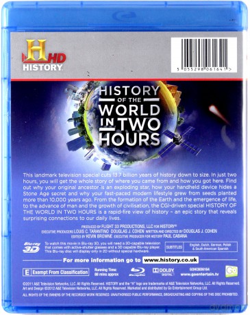 Historia Świata w Dwie Godziny w 3D [Blu-Ray 3D]