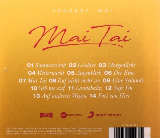 Vanessa Mai: Mai Tai [CD]