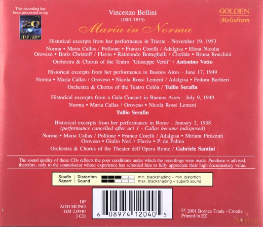 Maria Callas - Maria in Norma [3CD]