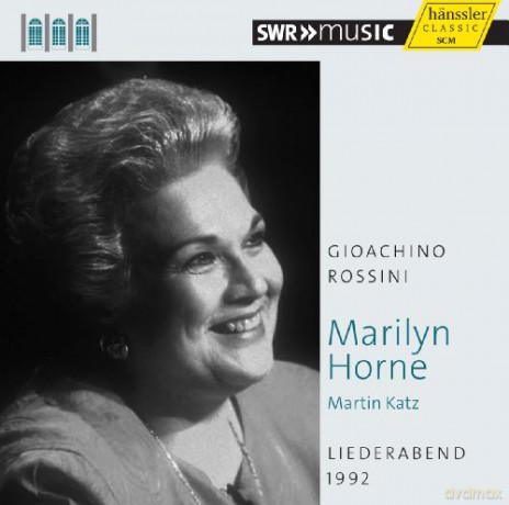 Gioacchino Rossini (1792-1868): Marilyn Horne - Liederabend 1992 (Schwetzinger Festspiele) [CD]