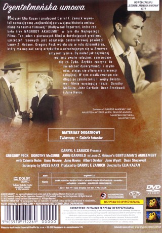 Dżentelmeńska umowa [DVD]