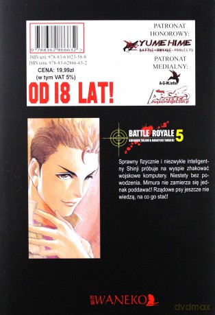 Battle Royale (Tom 5) - Koushun Takami [KOMIKS]