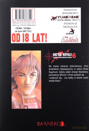 Battle Royale (Tom 6) - Koushun Takami [KOMIKS]