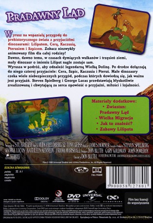 Pradawny ląd 1. Pierwsza wielka przygoda [DVD]