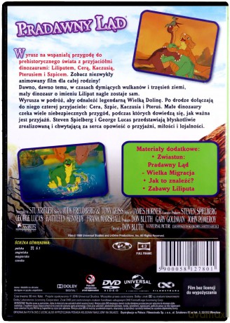 Pradawny ląd 1. Pierwsza wielka przygoda [DVD]