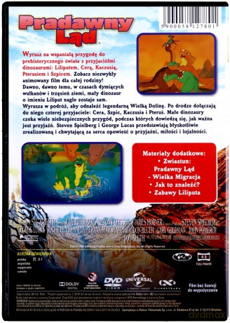 Pradawny ląd 1. Pierwsza wielka przygoda [DVD]