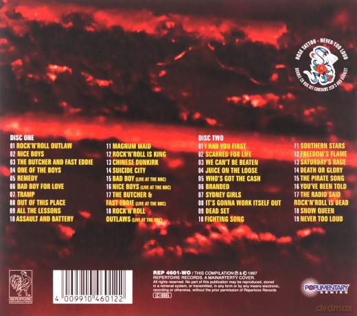 Rose Tattoo: Never Too Loud [2CD]