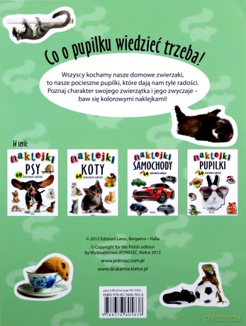 Naklejki Pupilki - Praca Zbiorowa [KSIĄŻKA]