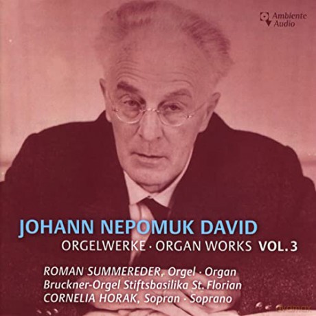 Johann Nepomuk David (1895-1977): Orgelwerke Vol.3 [CD]