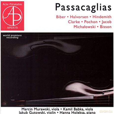 Heinrich Ignaz Biber (1644-1704): Passacaglias [CD]