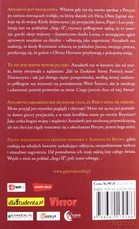 Znak Ateny. Olimpijscy Herosi Tom III - Rick Riordan [KSIĄŻKA]