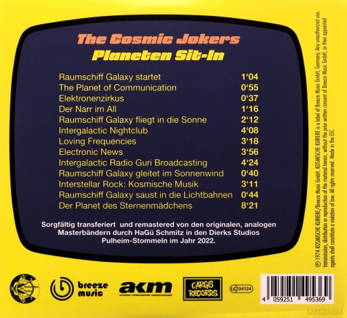 The Cosmic Jokers: Planeten Sit-In [CD]