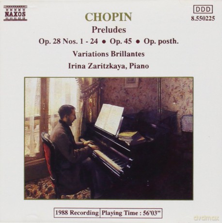 Frederic Chopin (1810-1849): Preludes Op.28/Op.45/+ [CD]
