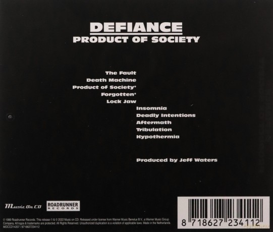 Defiance: Product Of Society [CD]